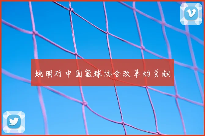 姚明对中国篮球协会改革的贡献